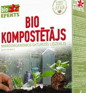 Biokompostētājs. Mikrobioloģiskais kompostētājs 1 kg